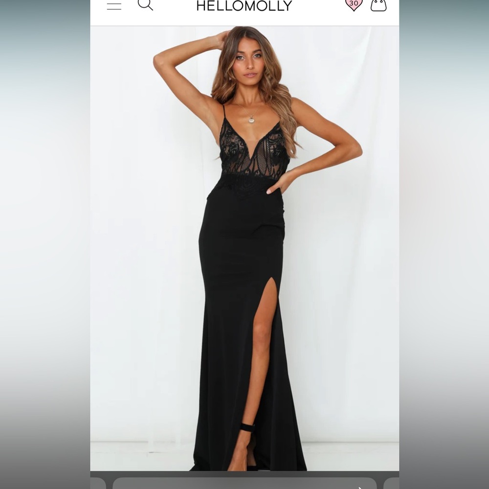 Hello Molly NWT black dress